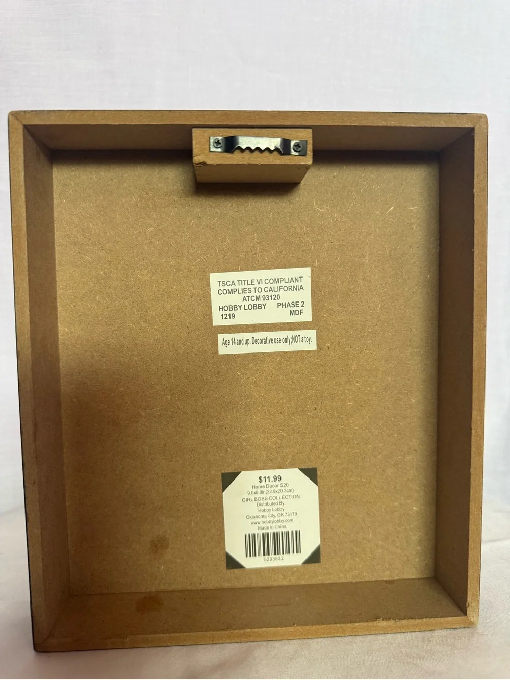 Hobby Lobby square wall